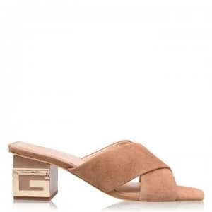Guess Madra Heeled Sandals - TAUPE