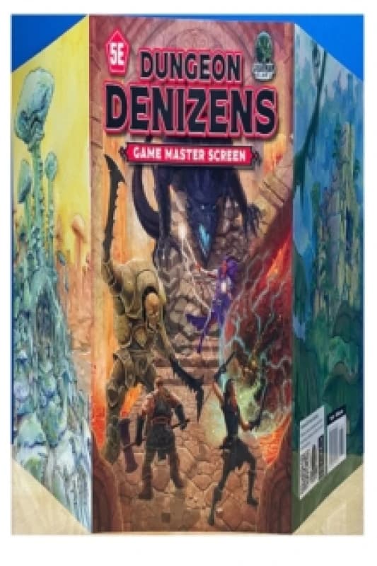 Dungeon Denizens 5E Game Master Screen Hardback