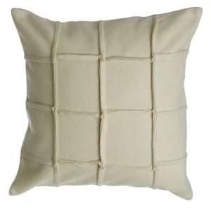 Premier Housewares Hampstead Felt Square Cushion - Cream