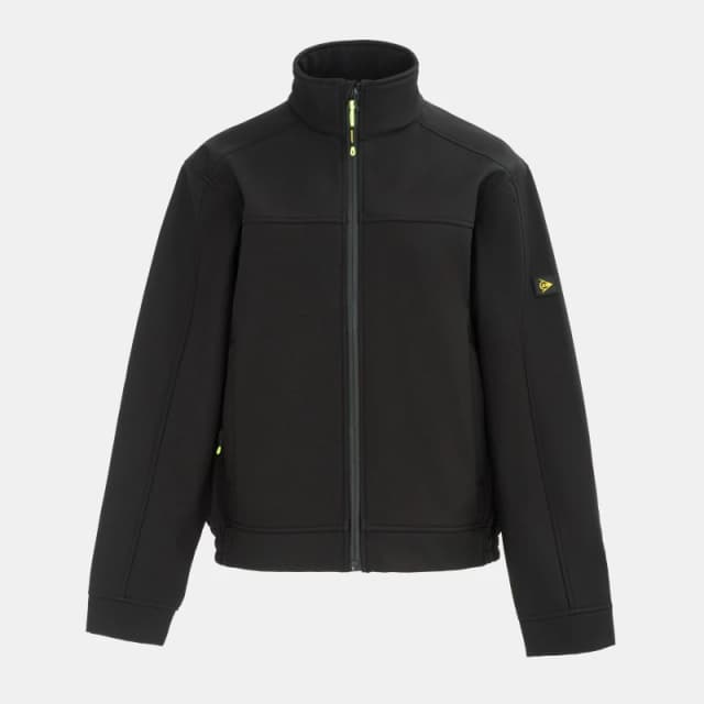 Dunlop Womens On-Site Water Resistant Windproof Slim Fit Softshell Jacket Black female 8 (36)