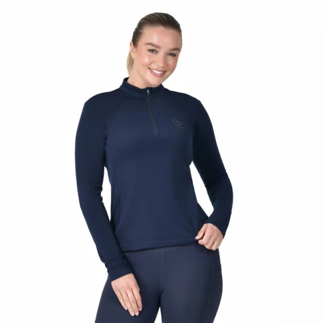 Dublin Brushed Long Sleeved Mid Layer Navy female 10 (S)