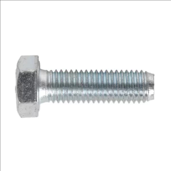 Genuine SEALEY SS1240 HT Setscrew M12 x 40mm 8.8 Zinc DIN 933 Pack of 25