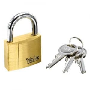 Yale 40mm Brass Padlock