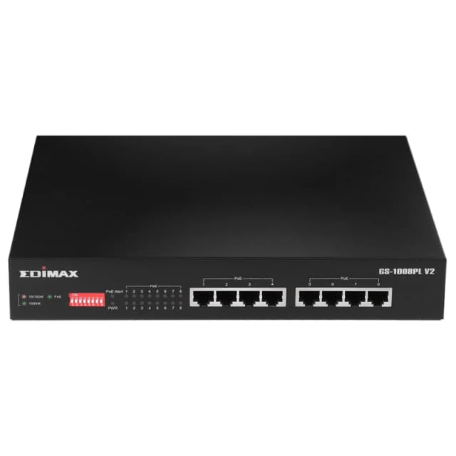 Edimax GS-1008PL V2 network switch Managed L2 Gigabit Ethernet (10/100