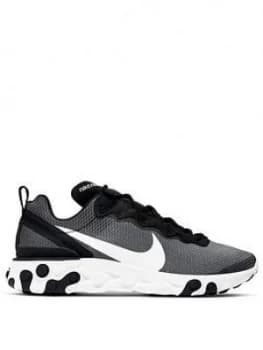 Nike React Element 55 Se - Grey/White/Black