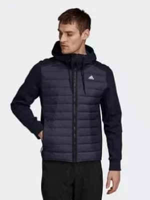 adidas Varilite Hybrid Jacket, Blue, Size S, Men
