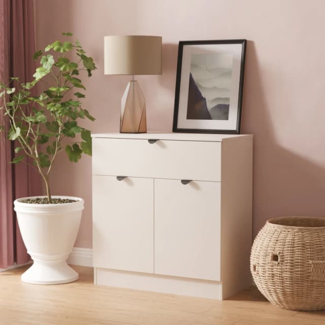 Ready Assembled 2 U Norway 1 Drawer 2 Door Sideboard (Ready Assembled) in Taupe Unisex