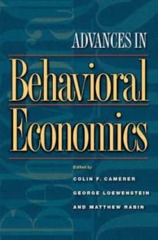 Advances in Behavioral Economics by Colin F. Camerer Paperback
