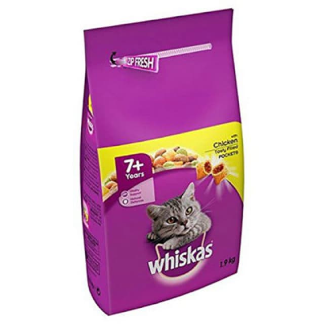 Whiskas Senior 7+ Dry Cat Food In Chicken 108521220
