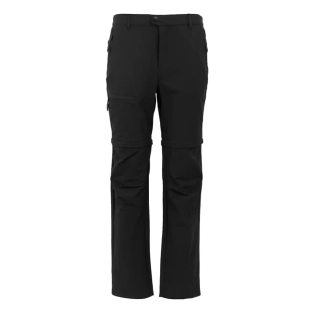 Regatta Mens Highton Zip Off-Trousers in Black Size: 30R Black Male 30R