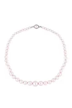 Graduated Pink Pearl Necklace