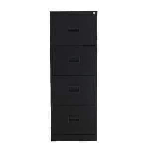 Talos 4 Drawer Filing Cabinet Black KF78770