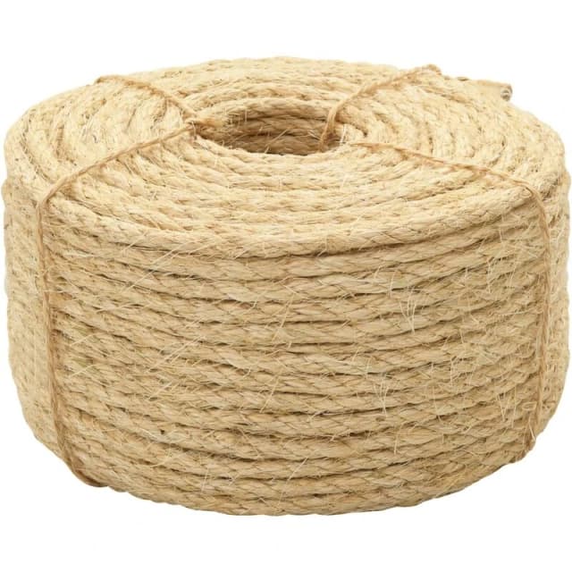 VIDAXL Rope 100% Sisal 6mm 100 m Vidaxl 8718475799450