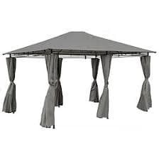 Creador 3 x 3.6m Gazebo and Curtains - Garden & Outdoor