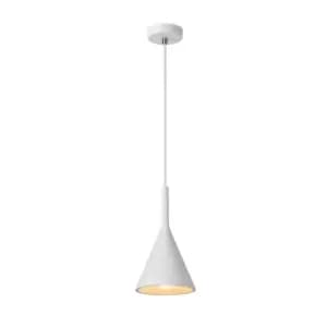 Gipsy Modern Dome Plaster Pendant Light - Ø16.5cm- 1xE27 - White