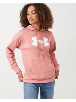 Urban Armor Gear Synthetic Fleece Chenille Logo Po Hoodie - Pink