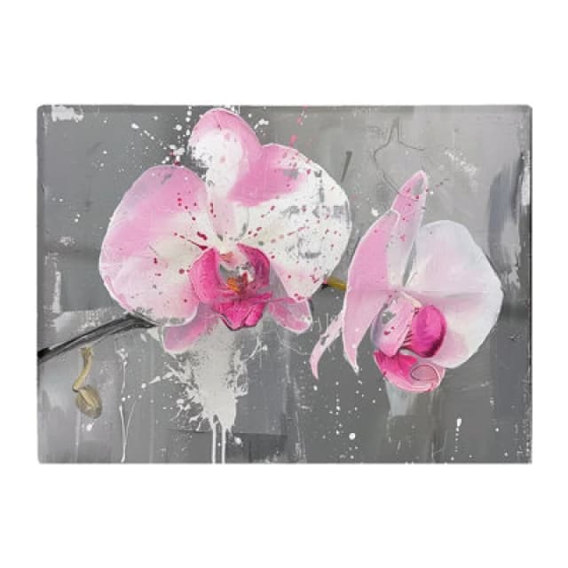 Warren Reed Designer Pink Orchids Splashart Chopping Board