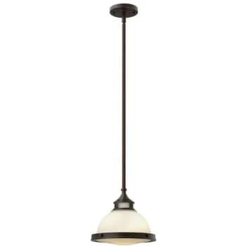 Elstead - Hinkley Amelia Mini Dome Pendant Light 1x E27 Buckeye Bronze