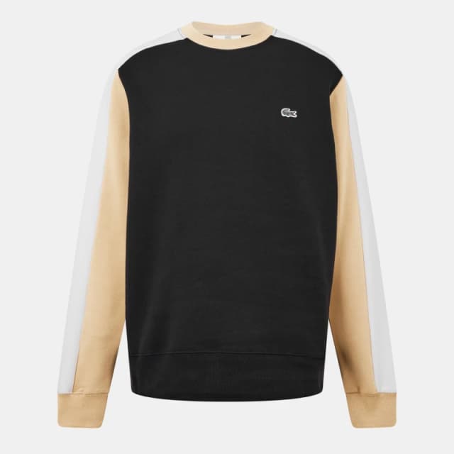 Lacoste Colour Block Sweatshirt Black/Flour male XS