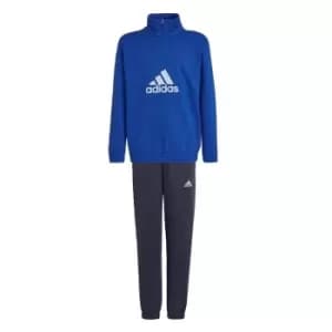 adidas Fleece Badge of Sport Tracksuit Kids - Blue