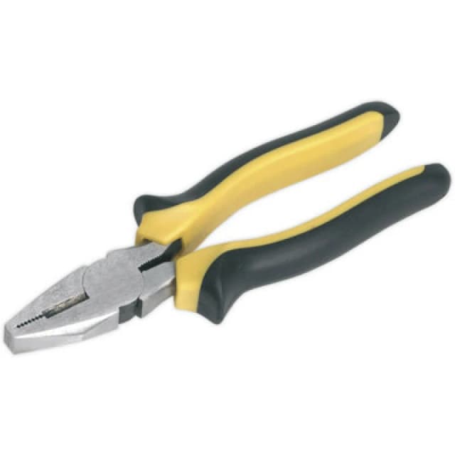 Loops 180mm Combination Pliers - Oversized Grip - Corrosion Resistant - Hardened Steel Metallics