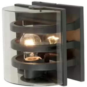 Elstead Frida - 1 Light Indoor Wall Light Graphite IP54, E27