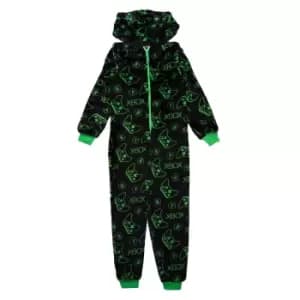 Xbox Boys Controller Jumpsuit (5-6 Years) (Black/Green)
