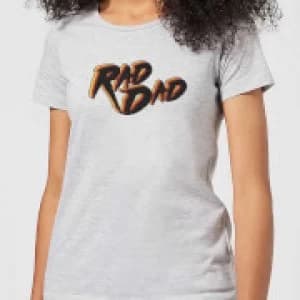 Rad Dad Womens T-Shirt - Grey - 3XL