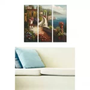 MDFDSCF7604 Multicolor Decorative MDF Painting (3 Pieces)