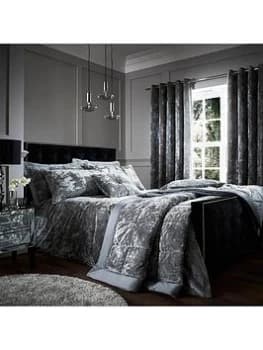 Catherine Lansfield Catherine Lansfield Crushed Velvet Duvet Set - Sk