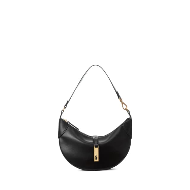 Leather Half-Moon Bag