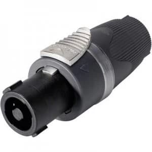 Audio jack Plug straight Number of pins 4 Black Sommer Cable NL4FX SOM