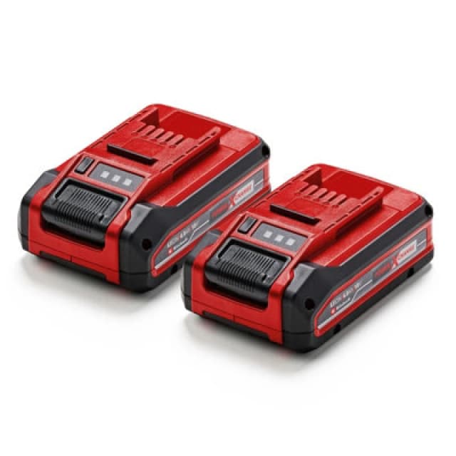 Einhell 2x 4.0Ah plus Battery Twinpack 18V pxc Batteries For All Power X-Change - Einhell 4511629
