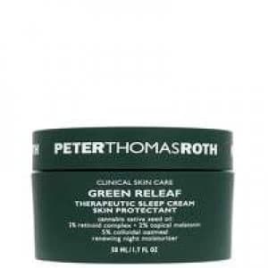 Peter Thomas Roth Green Releaf Therapeutic Sleep Cream Skin Protectant 50ml