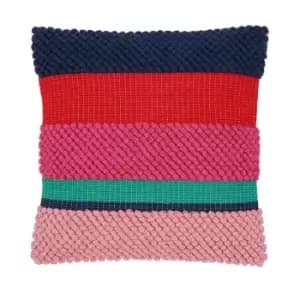 Joules Chatsworth Stripe Cotton Cushion - Multi