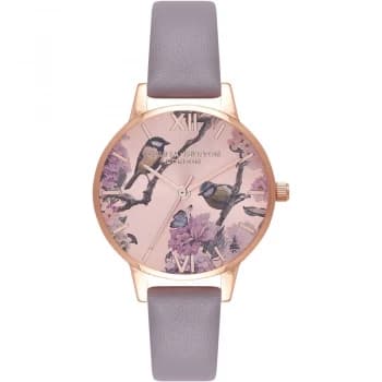 Pretty Blossom Rose Gold & London Grey Watch
