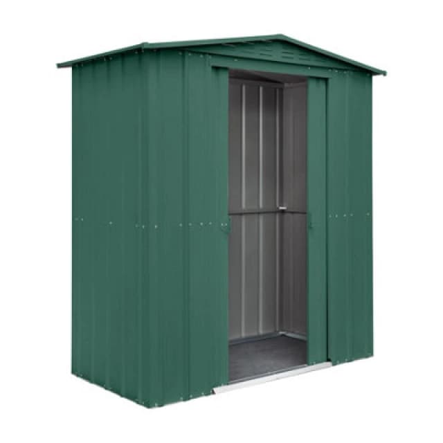 Mercia Globel 6 x 3 Apex Green Metal Shed, Green ESDXL20MET200