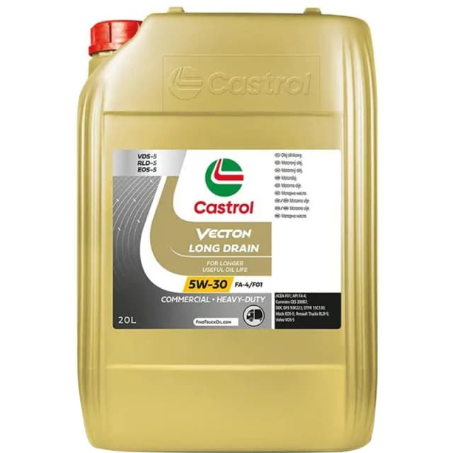 Castrol 16189A Engine oil Castrol VECTON Long Drain 5W-30 FA-4/F01 Capacity: 20l Engine Oil (1862)