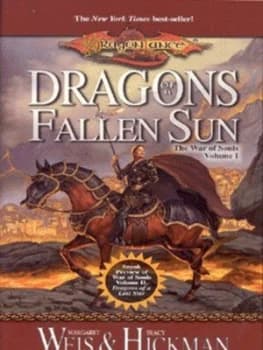 Dragons of a Fallen Sun by Margaret Weis and Tracy Hickman Book