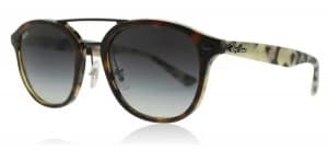 Ray-Ban RB2183 Sunglasses Top Brown Havana/Havana Beige 12268G 53mm