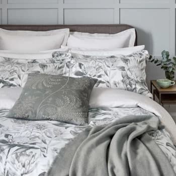 Sanderson King Protea Kingsize Duvet Cover, Grey & Linen