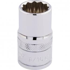 Draper 1/2" Drive Hi Torq Bi Hexagon Socket Imperial 1/2" 9/16"
