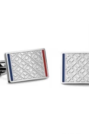Mens Tommy Hilfiger Stainless Steel Cufflinks 2700696