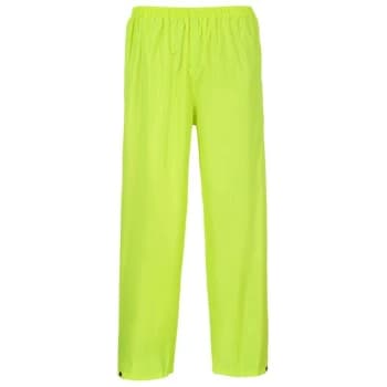 Portwest S441YERM - sz M Classic Adult Rain Trousers - Yellow
