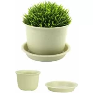 Plastic Plant Pots - Set of 10 Large Pukkr