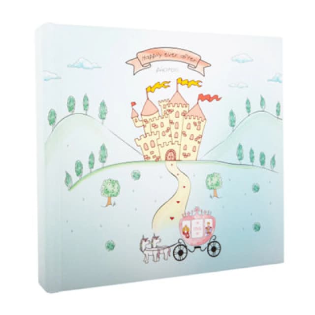 Happy Homewares Modern Fairy Princess Themed Aqua Green Photo Album For Wedding Or Child
