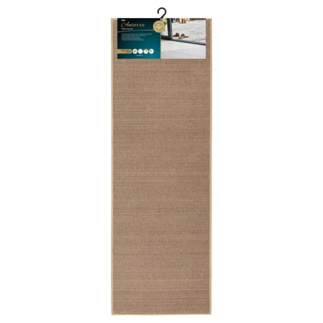 JVL JVL Antarra Machine Washable Entrance Runner Runners 50x150cm Beige 72511804000