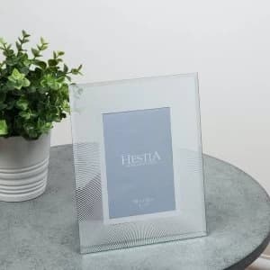 Mirror Glass Starburst Photo Frame (4 x 6)