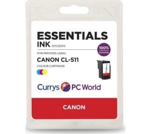 Essentials C511 Tri Colour Canon Ink Cartridge