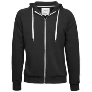 Tee Jays Mens Urban Zip Hoodie (M) (Black)